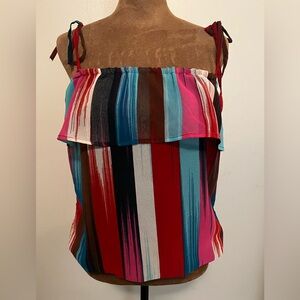 Roxy Vibrant Striped Camisole Top